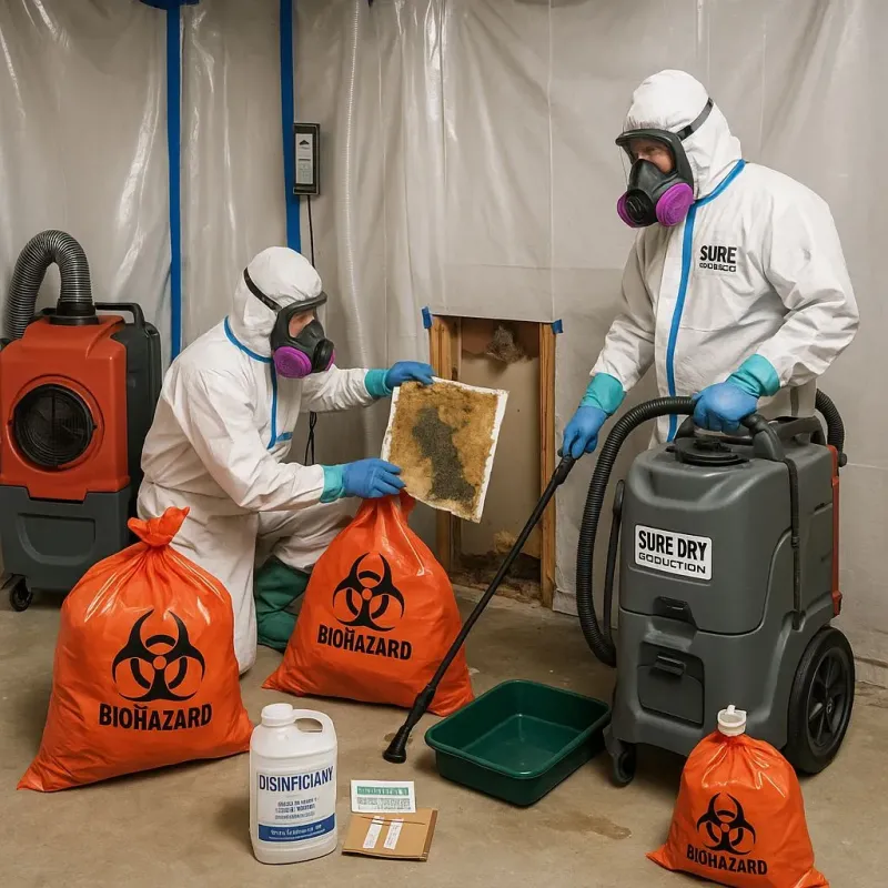 Contaminated Water Handling Protocols process in Northgate, OH